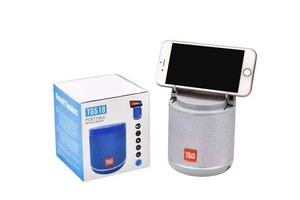 TG518 Mini BT 5.0 Klarer Lautsprecher mit Telefon halter Tragbarer Soundbox-Stoff für mobile Geräte