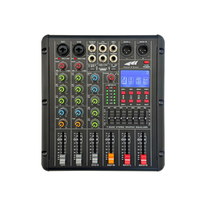 Professional 4-Ch DSP Audio Mixer Console DSP with Blue Tooth USB Sound Card 48V Phantom Power HD Player &amp; Digital <strong>Recording</strong> - Product Image 1