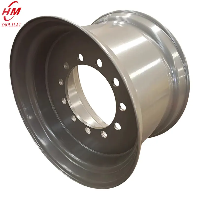 Rodas personalizadas da fábrica 15x24.5 engenharia jantes de roda de aço para pneu 18-625