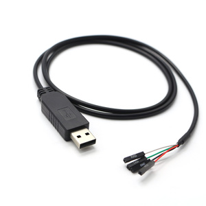 PL2303 USB a TTL 4pin Dupont modulo adattatore convertitore con copertura antipolvere PL2303HX per arduino scaricare cavo seriale