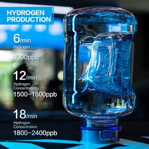 新设计1.5L大容量便携式氢水瓶氢离子发生器SPE PEM富氢水发生器 - Product Image 2