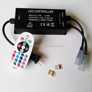 Высокая мощность 2500 Вт AC 220 В 24 клавиши 28 клавиш изменение цвета RGB светодиодный контроллер работает на 200 метров RGB светодиодная лента - Product Image 1