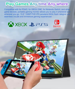 Alta calidad 15,6 pulgadas 2K 60HZ Tipo-C PC Phone Switch PS5 Gaming Monitor externo para computadora portátil - Product Image 2