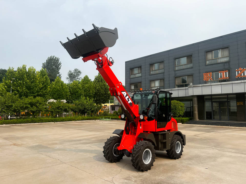 Radlader Telescopic Front Wheel Loader Compact Mini Telehandler Loader with Hydrostatic Transmission