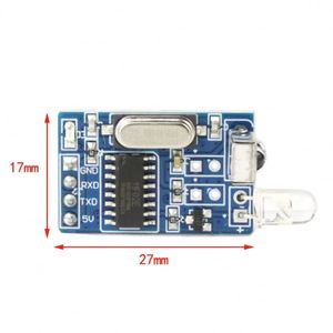 Taidacent 36k-42kHz Uart TTL 3M距離5V赤外線リモコンデコーダーエンコーディングIRレーザーダイオード送信機受信機モジュール - Product Image 3