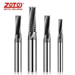 Customized LAIWEI Tungsten Steel Carbide Single Flute Cnc CNC End Mill Full Flute Thread Milling <strong>Cutter</strong> - Product Image 2