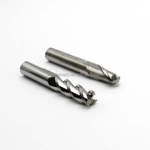 เครื่องกัด HRC65สำหรับเครื่องกัดอลูมิเนียมปลาย M2คาร์ไบด์2ขลุ่ยเครื่องกัดเราเตอร์กัด CNC แบบเกลียว4 6 8 20มม. - Product Image 1