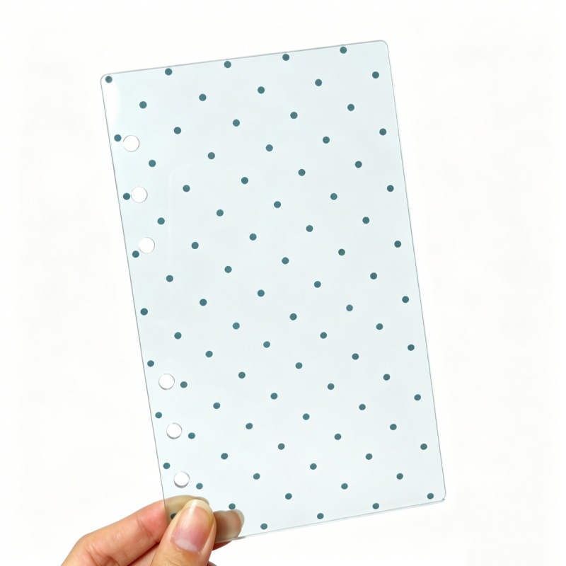 A6 à pois bleu clair (pièce unique)