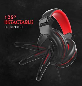 3.5mm bilgisayar kulaklık kablolu oyun PS4 Xbox PC için mikrofonlu kulaklık ses kontrolü kulaklık Surround ses gürültü iptal - Product Image 3