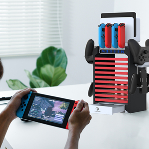 Honcam Best <strong>Switch</strong> Dock Console Storage Tower <strong>Game</strong> Card Case Box Holder Stand Pro <strong>Controller</strong> <strong>Cube</strong> for Nintendo <strong>Switch</strong> Joy Con - Product Image 4