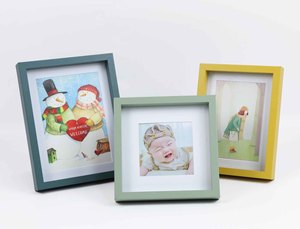 Gallery <strong>Frame</strong>, 6x6&quot; Photo <strong>Frame</strong> to Display <strong>4x4</strong>&quot; Photo, MDF Shadow Box <strong>Frame</strong> - Product Image 5
