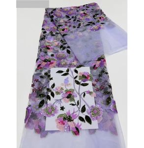 Supoo New Design Glänzende Pailletten netz Spitze Full Pearl Lace Perlen Stoff Pailletten Perlen Spitze