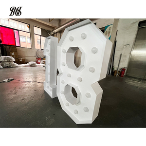 2ft / 4ft marquee thư trang trí đám cưới Tên lớn marquee chữ lớn ánh sáng lên bảng chữ cái lớn ánh sáng lên số - Product Image 6