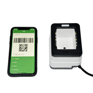 Alipay Pago móvil Plataforma de escaneo QR Escáner de código de barras 2D Caja Escáner de mesa Supermercado - Product Image 1