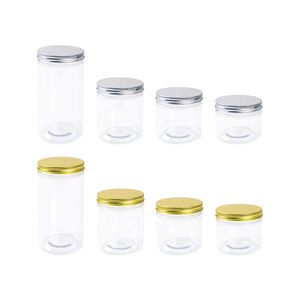 Contenitori di melma vuoti personalizzati a forma di cilindro per uso alimentare contenitori di Design in plastica contenitori di plastica con coperchio - Product Image 6