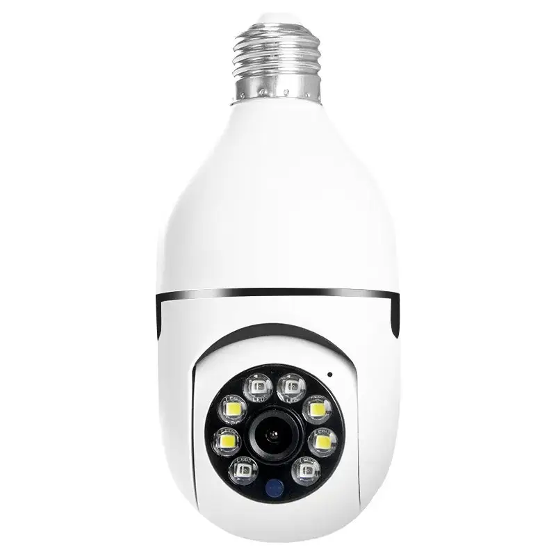 Akıllı Tuya Cctv Lightbulb ile ağ kamerası ampul güvenlik Wifi 360 kablosuz Ptz açık kapalı ev pil Ip için