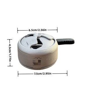 Nargile tutucu nargile aksesuarları için kömür için sıcak satış toptan ucuz alüminyum gümüş alternatif - Product Image 2