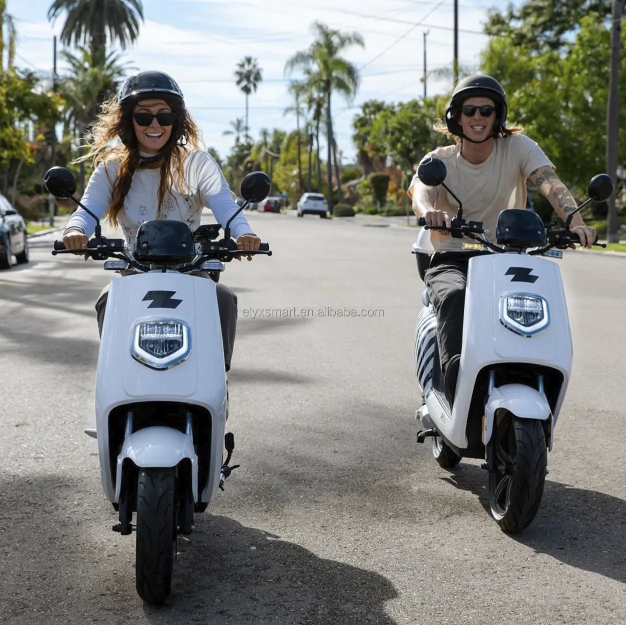 DAZZ Elyxon للبيع بالجملة CE EEC12 بوصة عجلة سكوتر كهربائي ممتاز 60V Moto Electrica E Scooter W سكوتر كهربائي للبالغين