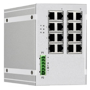 Compatto 16 porte industriale Ethernet interruttore di rete di integrazione facile installazione interruttore di rete per la rete in fibra ottica