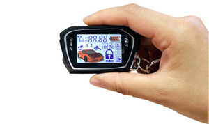 带发动机起动器的 2 路汽车防盗汽车报警系统，库存大 LCD 屏幕 - Product Image 2