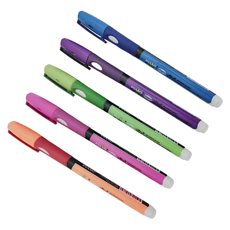 Высокое качество пианино PT-251 мульти цвет ручки 0,7 мм гладкой милые канцелярские принадлежности для детей, ручки мягкие чернилами для студентов