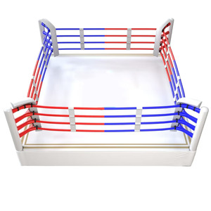 เสาแหวนมวยทรงสี่เหลี่ยมมีโครงเหล็กติดตั้งง่ายสำหรับการแข่งขัน - Product Image 3