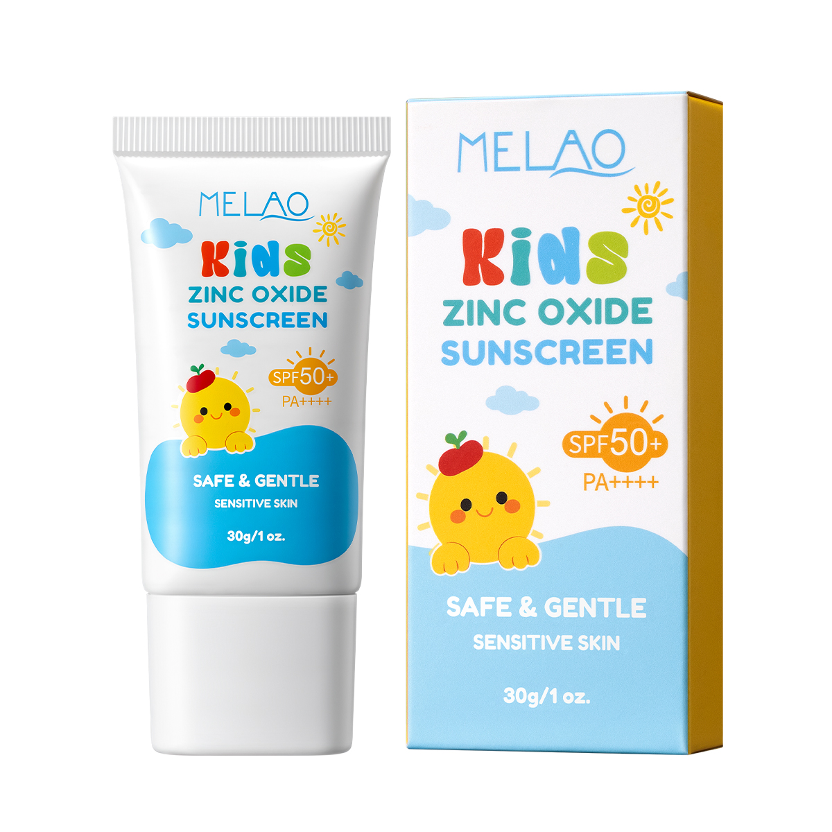 CRÈME SOLAIRE À L'OXIDE DE ZINC POUR ENFANTS