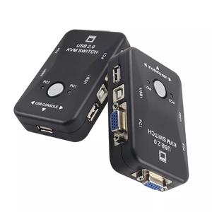 工厂出口输入2输出1 VGA KVM开关OSD热插拔USB 2.0笔记本电脑高速VGA KVM开关 - Product Image 3