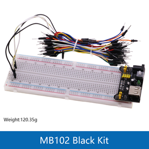 MB-102 Breadboard MB102 830 Point Solderless PCB Breadboard Test sviluppare Dupont Line Kit DIY per arduino laboratorio - Product Image 4