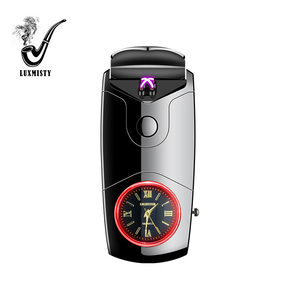 Multi-Functionl USB Rechargeable Dual Arc Lighting Watch <strong>Clock</strong> <strong>Lighter</strong> Plasma <strong>Lighter</strong> - Product Image 1