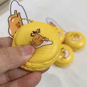 Bé mềm cảm giác Silicone phim hoạt hình <span class=keywords><strong>eeg</strong></span> giáo dục Gudetama Macaron đồ chơi 3D mô hình động vật cao su Teether bóp đồ chơi trẻ mới biết đi - Product Image 4