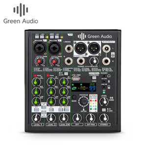GAX-AM06 Newest Design 4Channel Sound Mixer <strong>Network</strong> Broadcast Outdoor BT Wireless Small Live Recording Sound Card Video Lighting - Product Image 2