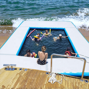 Tahan Lama Drop Stitch Portabel Mengambang Laut Laut Kolam Renang Yacht Luar Ruangan Rekreasi Mengambang Laut Ubur-ubur Laut - Product Image 1