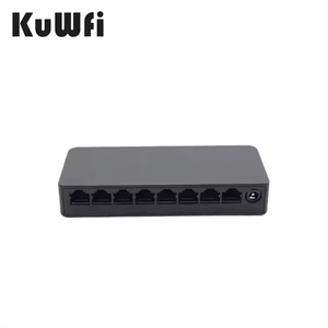 คุณภาพสูง KuWFi 1.6G สวิตช์เครือข่ายบ้านแบบดูเพล็กซ์เต็มรูปแบบ 8 พอร์ต 100Mbps สวิตช์เชิงพาณิชย์สําหรับการเครือข่าย - Product Image 2