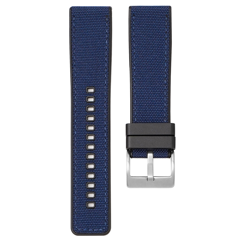 Navy Blue+Silver Buckle
