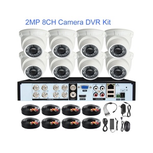 Indoor Outdoor Security <strong>2MP</strong> 8CH 8 Channel Analog CCTV Camera System with DVR <strong>XVR</strong> Recorder Night Vision HDD Data Storage - Product Image 3