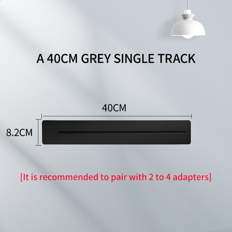 A 40CM BLACK SINGLE TRACK