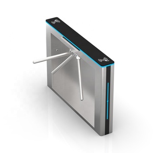 Sistema di controllo dell'accesso del lettore di carte del tornello di altezza del treppiede a passaggio rapido manuale in acciaio inossidabile - Product Image 5
