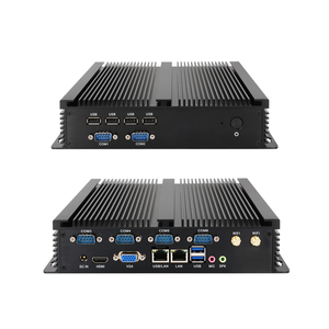 Intel Core i5 i7 Mini PC 2 LAN 6 COM NIC RS232 RS485ファンレス産業用組み込みコンピューター (SIMカードスロット付き) - Product Image 1