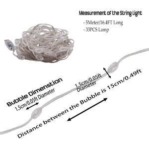 50LEDs noel dize ışık adresli RGB renk değiştirme tatil aydınlatma müzik Sync RGBIC şenlikli dize ışık - Product Image 6
