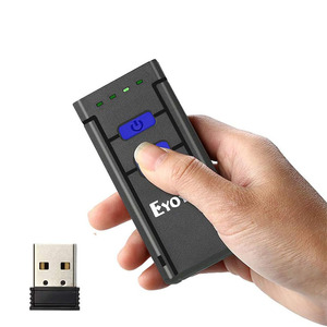 Eyoyo Portable Mini 1D 3 en 1 Bluetooth Inalámbrico con cable Inventario Lector de código de barras Teléfono Escáner de código de barras para iPhone Android - Product Image 1