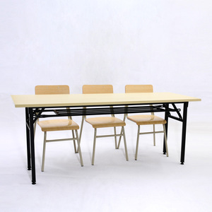 简易折叠桌培训主任广场会议桌户外便携式学习桌可折叠 - Product Image 2