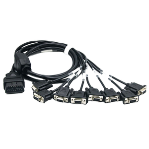 พอร์ตอนุกรม RS232 12V 24V 16พินตัวผู้6 DB9ตัวเมีย6 1 VGA D-Sub 9พิน16พินตัวผู้6สายประกอบลวด - Product Image 1