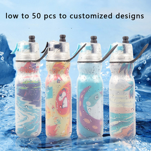 O2cool Hawaii Thiết Kế Sáng Tạo Phun Uống Chai Nước Đôi Tường Cách Nhiệt Lạnh 590Ml 470Ml Sinh Viên Trường Nước Chai - Product Image 2