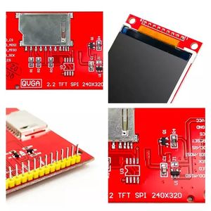 2,2 Zoll 2,2 "Spi Tft LCD-Anzeige modul 240 X320 Ili9341 4-Draht-Spi-Schnittstelle für 51/Avr/Stm32/Arm/Pic-LCD-Modul für Arduino