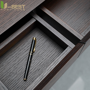 U-Best高端现代办公桌简约意大利风格轻豪华电脑写字台家居书房设计木质 - Product Image 5