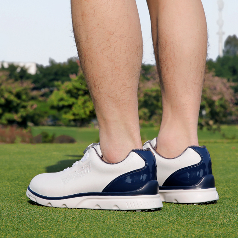 PGM XZ261 spike less men golf shoe spring knob laces golf shoes企业官网