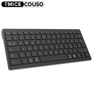 Multi-Device 2.4GHz Wireless <strong>Keyboard</strong> for Mac Windows Low Profile Silent Clavier Ultra Thin Mini Portable <strong>Keyboard</strong> - Product Image 3