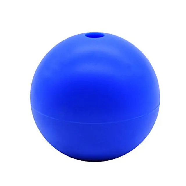 Boule en caoutchouc de Silicone solide avec trou, vente en gros d'usine