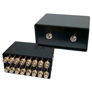 Passive <strong>Audio</strong> Signal Switcher <strong>2</strong> in <strong>2</strong> Out <strong>Switch</strong> Selector Box <strong>2</strong> Amplifiers a Pair Speakers <strong>Switch</strong> T0917 - Product Image 3
